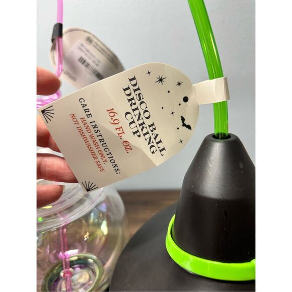 Target Bullseye light up bundle of Halloween cups Witches Disco Ball Cauldron Ma - Picture 3 of 7